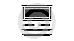 frames langstroth beekeeping glyph icon animation