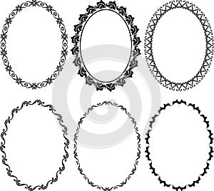 Frames oval photo