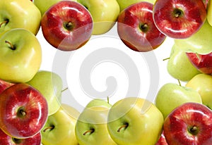 Framework with apples