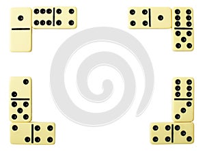 Framework from dominoe photo
