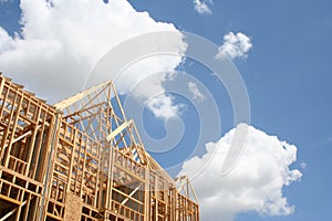 Framework of Home Construction photo