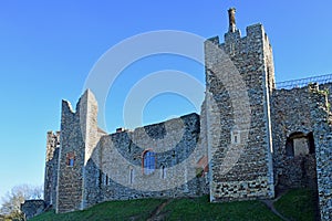 Framlingham Castle, Framlingham, Woodbridge, Suffolk, England, UK