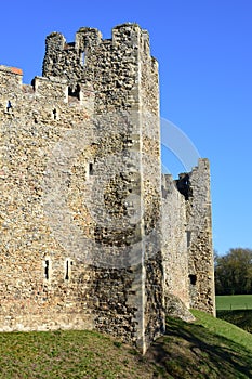 Framlingham Castle, Framlingham, Woodbridge, Suffolk, England, UK