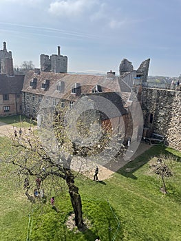 Framlingham castle in Suffolk