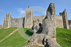 Framlingham castle with wall