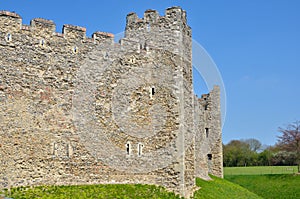 Framlingham castle with wall