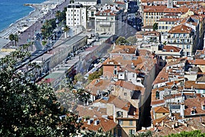 France, above the roofs of Nice