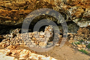 France, Abri de la Madeleine troglodytic site in Tursac