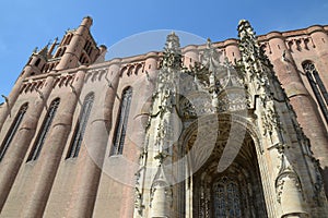 France, Albi, cathedral Sainte Cecile, UNESCO