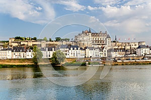 France. Amboise Castle - one of the royal castles of the Loire