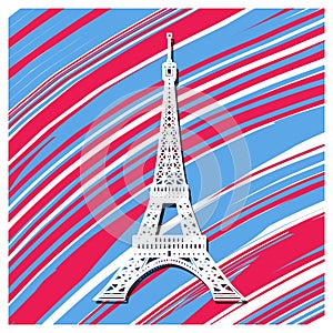 France background Vector design photo