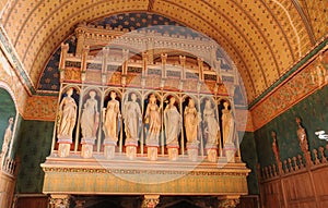 France, the castle of Pierrefonds in Picardie
