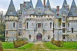 France, the castle of Vigny in Val d Oise photo