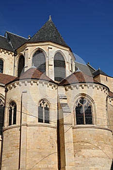 France, cathedral Saint Maclou in Pontoise