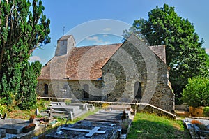 France, church of Saint Lambert in the Yvelines