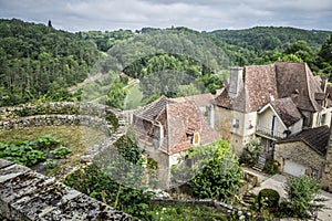 France, Dordogne, Limeuil, labelled Les Plus Beaux Villages de F photo