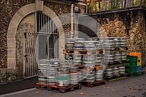 France - Empties from the Previous Evening - Paris photo