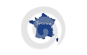 France European Union symbolFrance map country shape