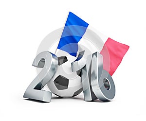 France football 2016, flag of France