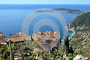 France, french riviera, Eze village, cape Ferrat