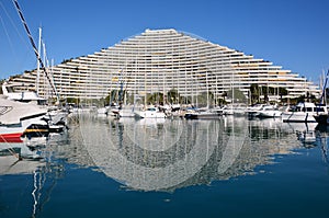 France, French Riviera, Villeneuve-Loubet, Marina Baie des Anges. photo