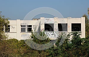 France, industrial wasteland in Les Mureaux