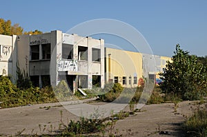 France, industrial wasteland in Les Mureaux