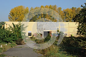 France, industrial wasteland in Les Mureaux