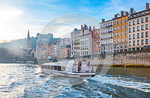 Arhitectures in the old town of Lyon