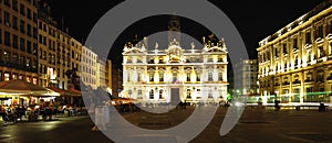 France, Lyon: Hotel de Ville- place des Terreaux photo