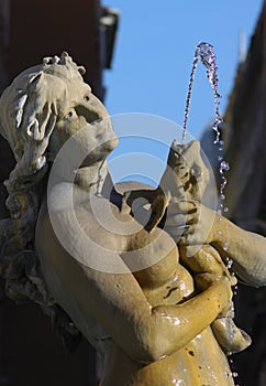 France; Lyon; Lyons; Place des jacobins fountain