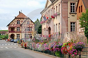 France, Mayoralty building in Riquewihr