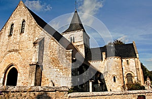 France, Normandie: Saint Wandrille Church