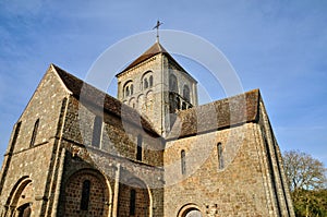 France, Notre Dame sur l'eau church in Domfront in Normandie