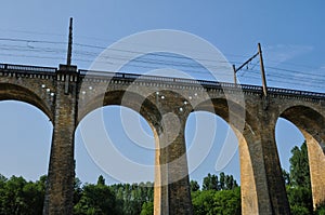 France, old viaduct in Souillac photo