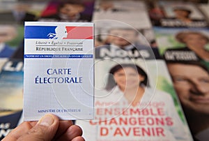 France, Paris, April 2022, The Twelve Professions of Faith for the 2022 presidential campaign in France