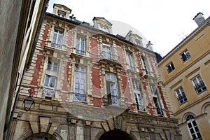 France Paris Courtyard in Le Marais  828762