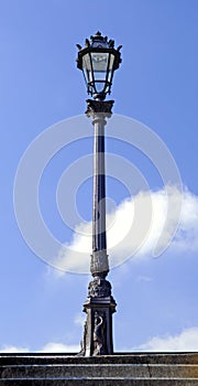 France, Paris: Old lamp-post