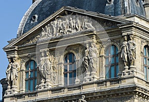 France, Paris, Tuileries Garden, Louvre Art Museum photo