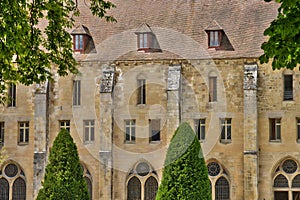 France, the picturesque abbey of Royaumont in Val d Oise