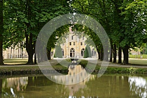 France, the picturesque abbey of Royaumont in Val d Oise