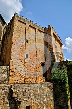 France, picturesque castle of Biron in Dordogne