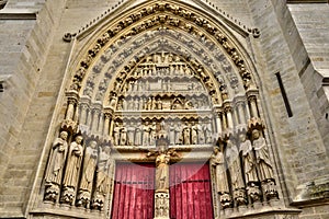 France, the picturesque city of Amiens in Picardie