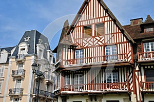 France, picturesque city of Cabourg in Normandie