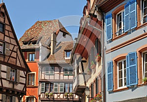 France, picturesque city of Colmar in Haut Rhin