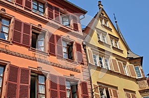 France, picturesque city of Colmar in Haut Rhin