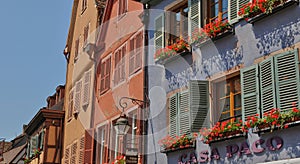 France, picturesque city of Colmar in Haut Rhin