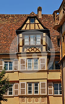 France, picturesque city of Colmar in Haut Rhin