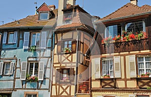 France, picturesque city of Colmar in Haut Rhin