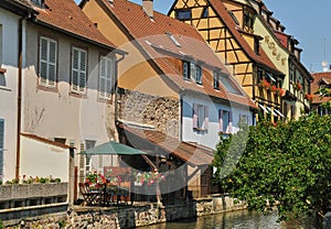 France, picturesque city of Colmar in Haut Rhin